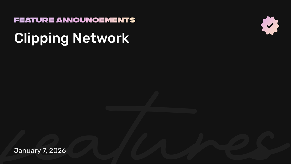 ✂️ Clipping Network: Expand Your Reach with Superclip