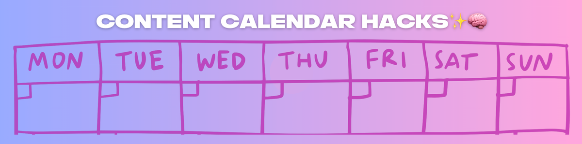 🗓️ Content Calendar Hacks: Staying Consistent While Posting Daily